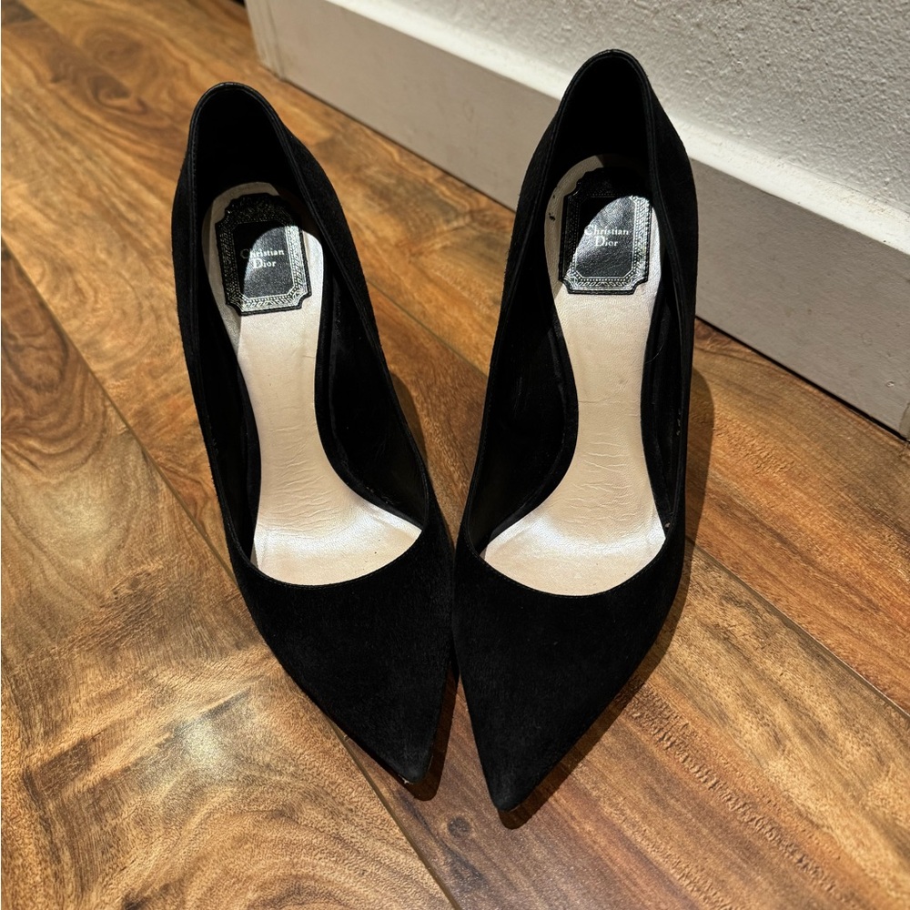 Black suede Christian Dior Pumps, 39.5 / 8.5